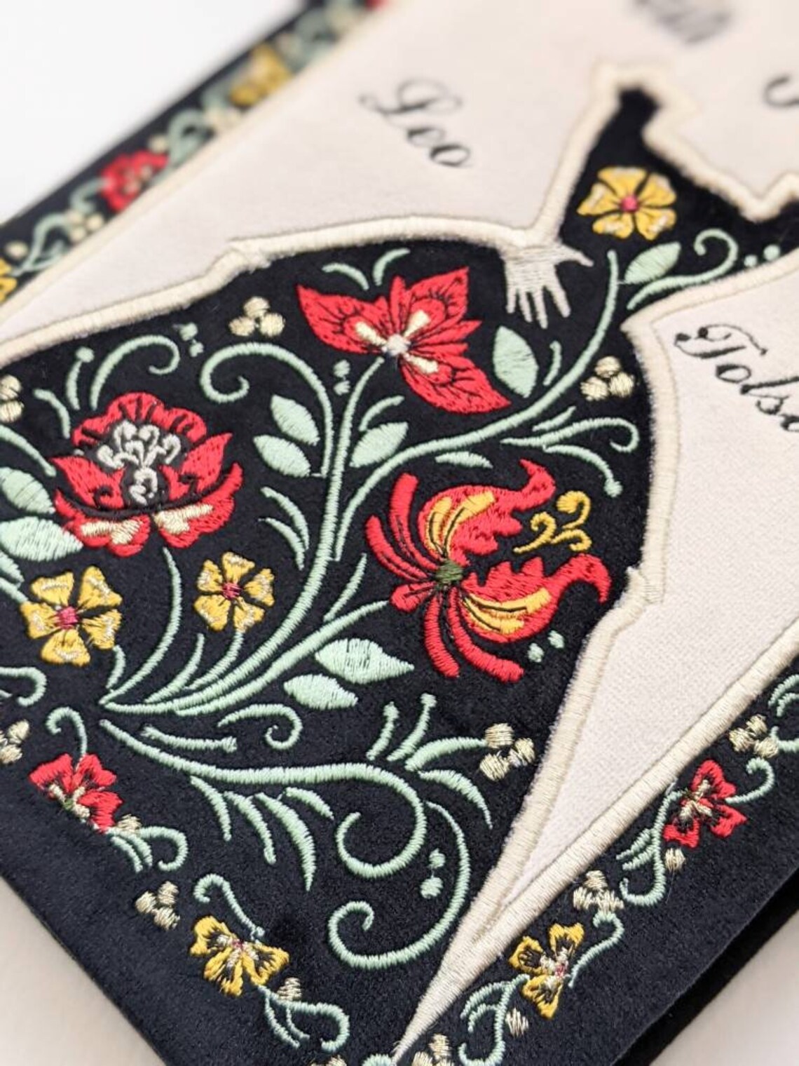 Embroidered Book Bag Clutch Purse Anna Karenina leo Tolstoy Etsy