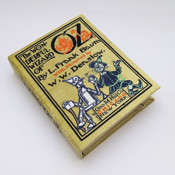 Book-Bag Clutch Purse Bag The Wonderful Wizard of Oz