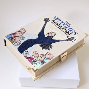 Embroidered Book The Witches by Roald Dahl