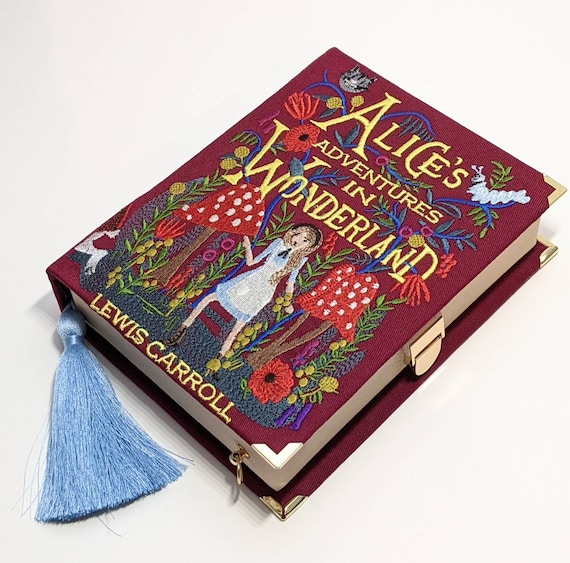 Cartable brodé sac à main personnalisé, cadeau fait main pour