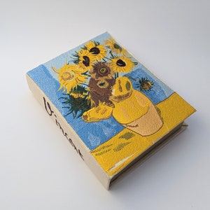 Pochette cartable brodée Tournesols par Van Gogh