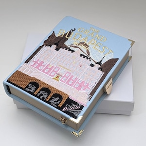 Embroidered Book Bag Clutch Purse The Grand Budapest Hotel