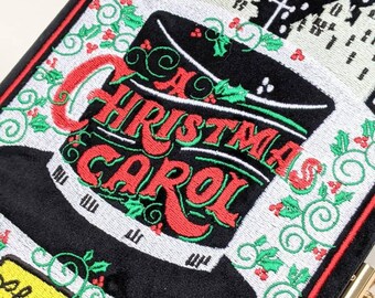 Book Purse A Christmas Carol Christmas Story Book Crossbody Clutch Christmas Accessory Book Purse Handbag Bags & Purses Handbags Crossbody Bags Charles Dickens 