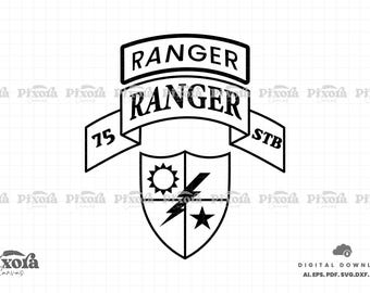 第 2 レンジャー大隊 - アメリカ陸軍レンジャー - RLTW - パッチ ロゴ