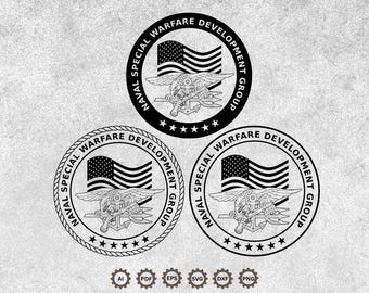 U.S. Navy SEAL Team 6 Svg Bundle, Naval Special Warfare Command Logo, NSWC Team Six Svg, United States Navy Team 6 Svg Silhouette Cut Files.