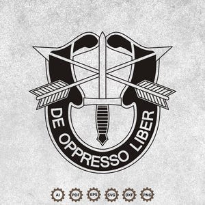 De Oppresso Liber Logo - Etsy