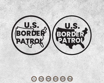 US Border Patrol SVG Bundle , Usbp Logo, Customs Border Protection Svg, US Border Patrol Map Svg, Cricut & Silhouette Cut Files.