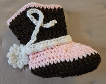 Baby Cowboy Booties With Spurs
