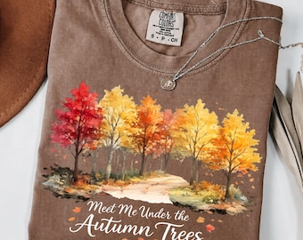 Comfort Colors Autumn Vibes Shirt, Cozy Season Shirt, Fall Shirt, Maple Trees Shirt, Womens Fall Tee, Fall Graphic Tee, Thanksgiving Shirt