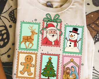 Lazo navideño coqueto, Papá Noel navideño, Snomwan lindo, Árbol de Navidad, Diseño navideño, Reno navideño femenino, Pan de jengibre