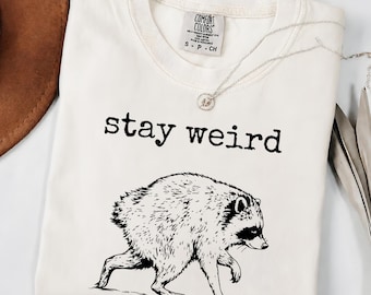 Comfort Colors Jimothy Raccoon Shirt, Stay Weird Jimothy Tee, Funny Raccoon Shirt, Famous Seattle Raccoon Tshirt, Cute Trash Panda Shirt