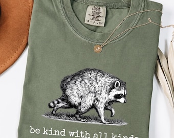 Comfort Colors Jimothy Raccoon Shirt, Be Kind Shirt, Trendy Raccoon Meme Shirt, Seattle Short Spine Raccoon Tee, Short King Trash Panda Tee