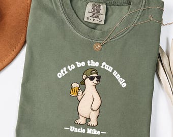 Custom Uncle Shirt, Funny Uncle Shirt, Cool Uncles Club Tee, Personalized Uncle Gift, Comfort Colors Uncle Announcement Tee, Silly Goose Tee