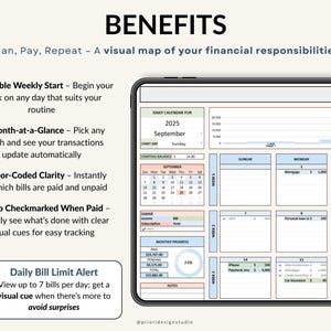 Bill Calendar 2026 digital template for Google Sheets and Excel. Track monthly bills, recurring payments, and personal finances. Editable, simple to use, includes payment tracker and finance organizer. Perfect for staying on top of bills and avoiding late fees.
