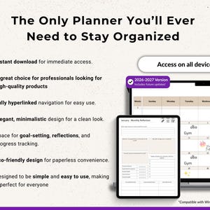 OneNote Planner 2026 2027 Digital OneNote Templates Hyperlinked Planner Daily Weekly Planner Organization Planner Professional OneNote 2026 2027