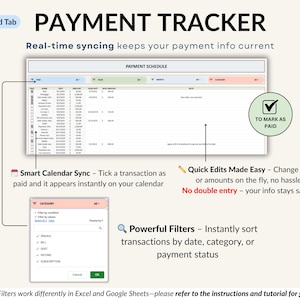 Bill Calendar 2026 digital template for Google Sheets and Excel. Track monthly bills, recurring payments, and personal finances. Editable, simple to use, includes payment tracker and finance organizer. Perfect for staying on top of bills and avoiding late fees.