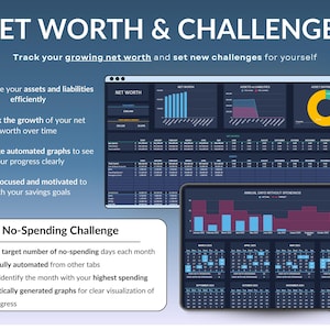 Ultimate Family & Couple Budget Spreadsheet for Google Sheets & Excel n Dark Mode. Track household expenses, recurring & variable transactions, bills, debts, and income. Includes dashboards, monthly tabs, wealth tools like 50/30/20, sinking funds, net worth, investments, and no-spending challenge. Perfect for managing family finances, kids’ costs, and planning monthly and yearly budgets.