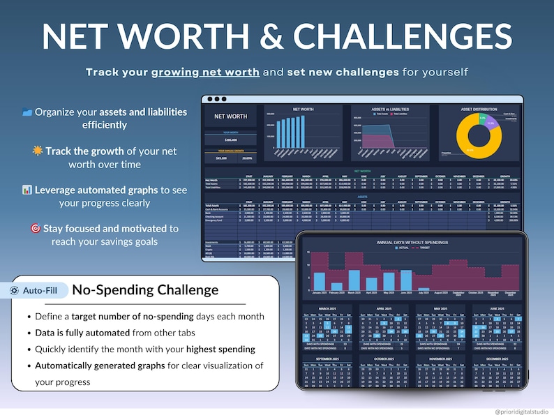 Ultimate Family & Couple Budget Spreadsheet for Google Sheets & Excel n Dark Mode. Track household expenses, recurring & variable transactions, bills, debts, and income. Includes dashboards, monthly tabs, wealth tools like 50/30/20, sinking funds, net worth, investments, and no-spending challenge. Perfect for managing family finances, kids’ costs, and planning monthly and yearly budgets.