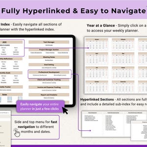 onenote digital planner for work 2026 2027 hyperlinked weekly planner template onenote project management planner dated digital planner for professionals onenote calendar template business planner one note productivity planner 2026 2027 onenote planner for organization