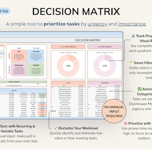 task tracker spreadsheet for Google Sheets digital to-do list and task manager template Excel daily planner for work and projects Google Sheets productivity dashboard team task tracker with priority labels project management spreadsheet for teams all-in-one task planning Google Sheet 
recurring task planner in Google Sheets weekly and monthly task overview template visual kanban board in spreadsheet format smart task tracker for personal planning Google Sheets planner with decision matrix