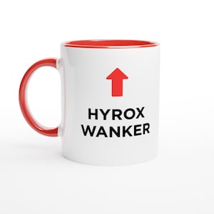 Premium Lustige Hyrox Wanker Tasse | Humorvolles Fitness & Gym Geschenk | Einzigartige Hyrox Kaffeetasse