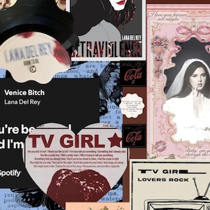 Lana Del Rey Vintage Music Poster: Retro Wall Art Print (Digital Download) (20 posters)
