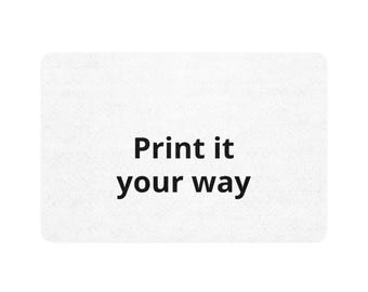 Custom Text Pet Food Mat 12x18 | Personalized Feeding Mat