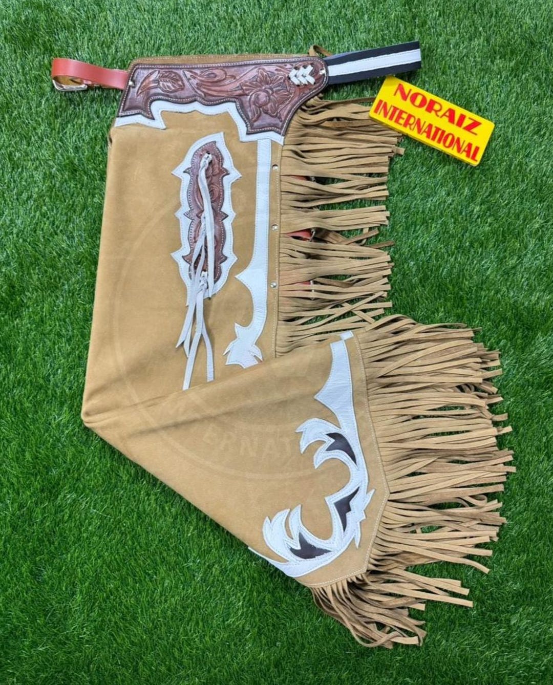 Cowhide Rodeo Chaps Western Cowboy Cowhide Leather Chaps With Fringe | Handmade Rodeo ...