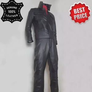 Elvis 1968 Comeback Special Lambskin Leather Suit: Tribute Costume