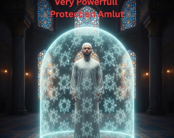 Protection Taweez, art mural amulette spirituelle imprimable, téléchargement immédiat