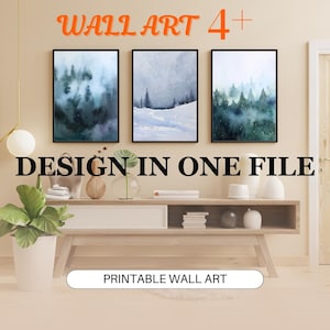 Minimalist Abstract Art Print: Modern Boho Home Decor (Digital Download)