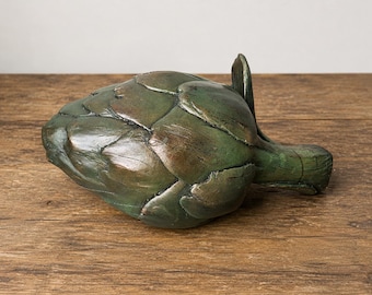 Pati Stajcar Bronze Artichoke Sculpture Signed Limited Edition 8/18