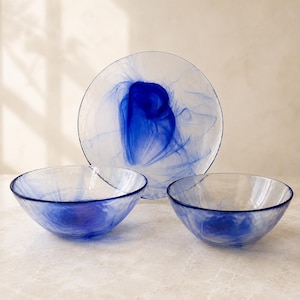 Bormioli Rocco Blue Swirl - Etsy