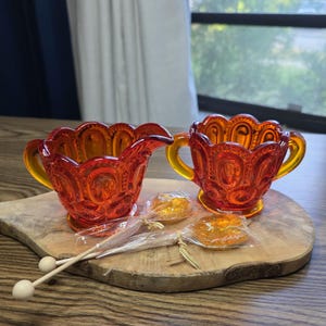 Amberina Glassware - Etsy