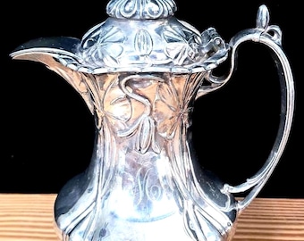 Antique Pairpoint Quadruple Plate Creamer Pitcher 1904
