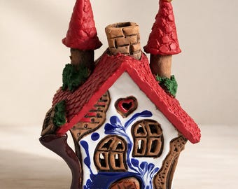 Praha Prague Ceramic Cottage Heart Incense Holder