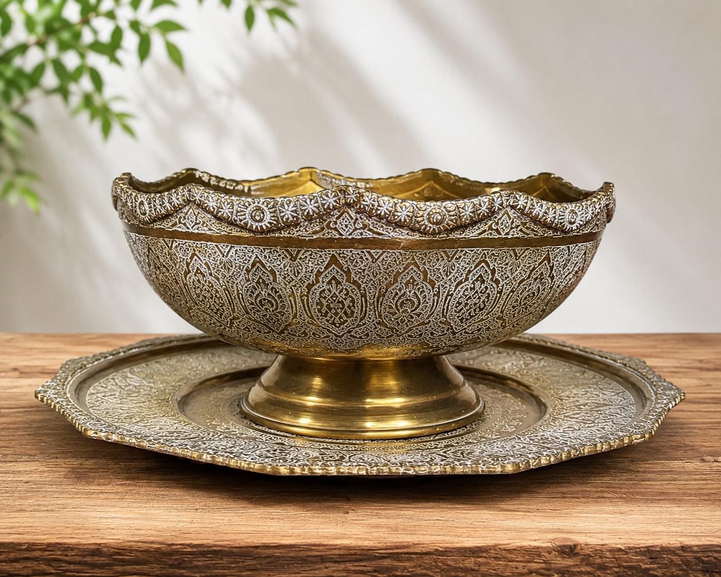 Persian Brass Bowl - Etsy