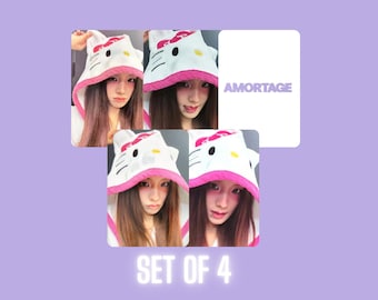 Set de tarjetas fotográficas Amortage de Jisoo Hello Kitty