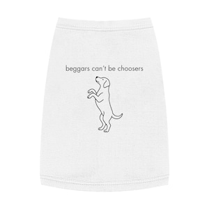 Humorous Dog Tank Top, Funny Pet Apparel, Summer Dog Shirt, Lightweight Pet Clothing, Gift for Dog Lovers, Dog Tank Top with Text