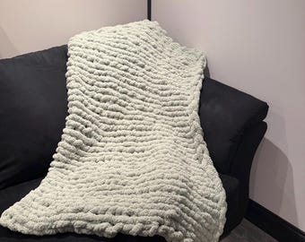 Custom Chunky Knit Blanket