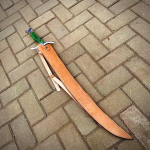 Handmade Wheel of Time Heron Mark Sword with Scabbard | Full Tang Steel Blade | Fantasy Movie Replica | Viking Medieval Gift Sword sword with sheath