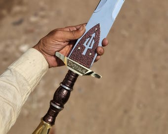 Handmade Riptide Sword Replica: Percy Jackson Cosplay, Greek Mythology Gift
