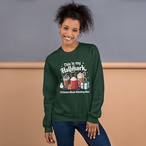 This is my Hallmark Watching Shirt, Christmas Spirit & Cocoa