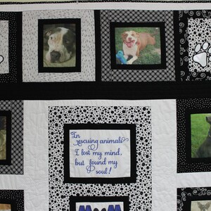 Photo Memory Quilt For Dog Lovers image 3