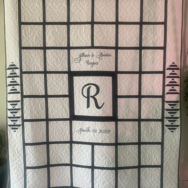 Quilt Guest Book Etsy