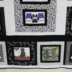 Photo Memory Quilt For Dog Lovers image 4