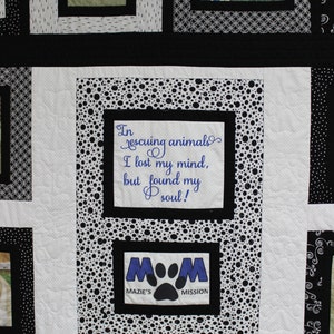 Photo Memory Quilt For Dog Lovers image 2