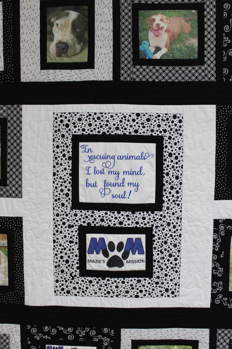 Photo Memory Quilt For Dog Lovers image 2