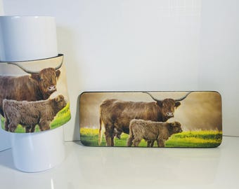 Highland Cow Can Cozie