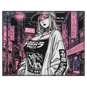 Anime Wifu Hip Hop Mouse Mat, Gaming Desk Pad, Laptop Accessories, Cute Otaku Gift, Large Mousepad
